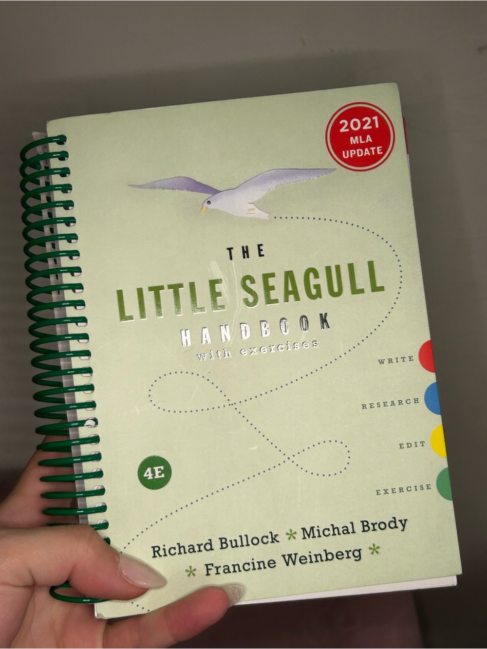 The Little Seagull Handbook Spiral-Bound - Light Green